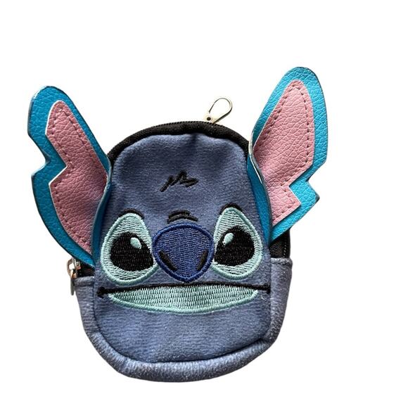 Disney Lilo & STITCH Mini Tiny Keychain Backpack Coin Purse Pouch Bag Charm - Picture 1 of 4